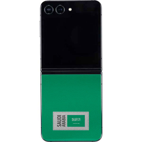 Saudi Arabia Soccer Flag Galaxy Z Flip5 5G Skin